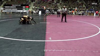 6A 157 lbs Champ. Round 2 - Enoch Abisoye, Russell County vs Santiago Medina, Brookwood Jr-Sr