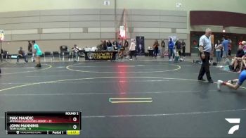 112 lbs Round 2 (6 Team) - Max Mandic, American Gladiators-Venom vs John Manning, Team Illinois