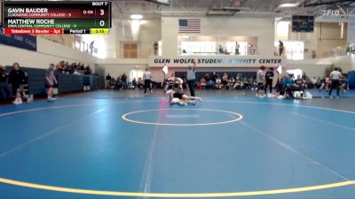 141 lbs Semis & 1st Wrestleback (8 Team) - Matthew Roche, Iowa Central Community College vs Gavin Bauder, Clackamas Community College