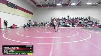 144 lbs Cons. Round 2 - Nicholas Kuehnel, LAFAYETTE-Wildwood vs Evan Gatlin, RAY-PEC