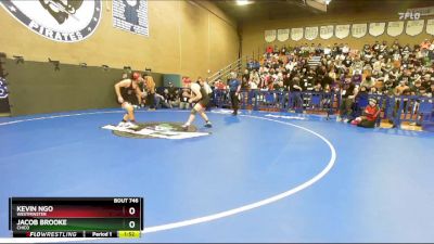 190 lbs Champ. Round 2 - Kevin Ngo, Westminster vs Jacob Brooke, Chico