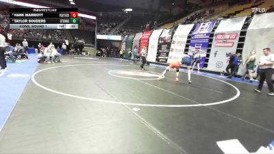 126 Class 3 lbs Cons. Round 1 - Hank Marriott, Platte County vs Taylor Souders, St. Charles