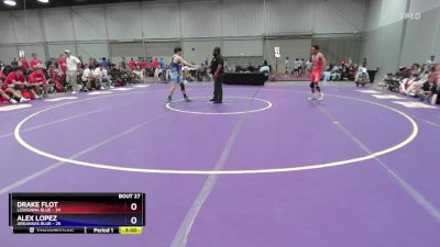 150 lbs Placement Matches (16 Team) - Drake Flot, Louisiana Blue vs Alex Lopez, Arkansas Blue