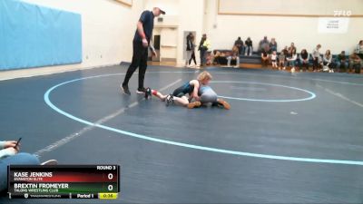 53-57 lbs Round 3 - Kase Jenkins, Evanston Elite vs Brextin Fromeyer, Talons Wrestling Club