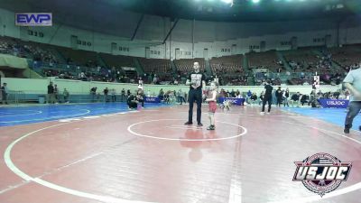 65 lbs Rr Rnd 3 - Genevieve Drain, Mustang Bronco Wrestling Club vs Kinsley Ontiveros, Texas Elite Wrestling