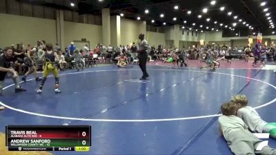 75 lbs Round 2 (8 Team) - Andrew Sanford, Williamson County WC vs Travis Beal, Alabama Elite Red