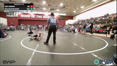49 lbs Round Of 16 - Ash Cermak, Perry Wrestling Academy vs Sullivan Richard, Cushing