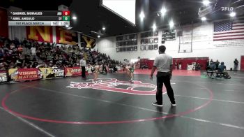 113 lbs 1st Place Match - Abel Angulo, Coachella Valley vs Gabriel Morales, Arroyo