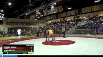 160 lbs Cons. Semi - Carlos Garcia, Oakdale vs Adrien Reyes, Clovis