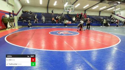 120 lbs Consolation - C. Hill, McAlester High School Girls vs Jordyn Todhunter, Broken Arrow Girls