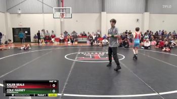 85 lbs Quarterfinal - Cole Massey, Stronghold vs Kaleb Seals, Alpha Elite