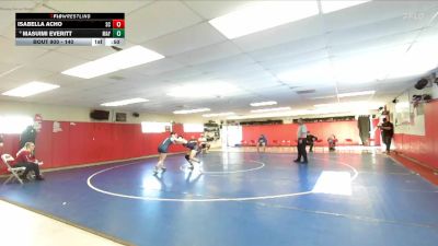 140 lbs Cons. Round 4 - Isabella Acho, Steele Canyon vs Masuimi Everitt, Mayfair
