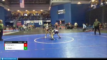 120 lbs Quarterfinal - Carter Nogle, Mount St Joes vs Santino Rodriguez, Don Bosco Prep