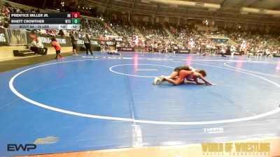 76 lbs Consi Of 16 #2 - Prentice Miller Jr., Bad Karma vs Rhett Crowther, WTC