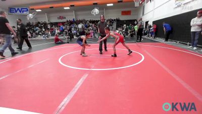 67 lbs Rr Rnd 3 - Drake Lear, Fort Gibson Youth Wrestling vs Kyson Barnett, Twin Hills