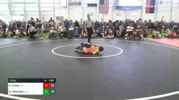 60 lbs Prelims - Kellen Frost, Aggression Legionaries vs David Gonzalez, Nwa