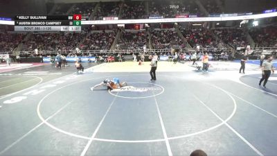 I-126 lbs Quarterfinal - Austin Bronco Campsey, East Hampton vs Kelly Sullivan, Monroe-Woodbury