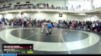 120 lbs Cons. Round 4 - William Patterson, South Adams Gold Wrestling Club vs Bradyn Volz, Royal Pride Wrestling Club