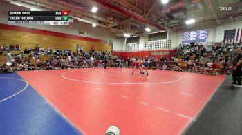 150 lbs Semifinal - Jayden Deal, Spaulding vs Caleb Holden, Londonderry