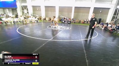 150 lbs Round 1 (8 Team) - Eli Roe, Michigan vs Maddox Slater, North Dakota