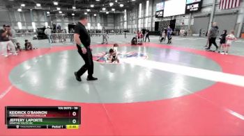 56 lbs Champ. Round 1 - Keidrick O`Bannon, FordDynastyWrestlingClub vs Jeffery LaPorte, Spartan Youth WC