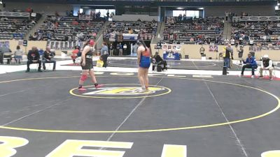 185 lbs Champ. Round 1 - Makenna Hendricks, Trigg County vs Clarytza Castillejos Santos, Lafayette