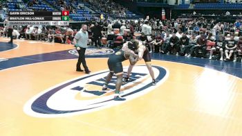 285 lbs Quarterfinals (8 Team) - Gavin Ericson, Lombard (Montini) vs Braylon Hill-Lomax, Edwardsville (H.S.)