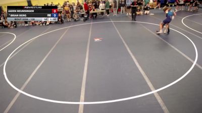 138 lbs Cons. Semis - Jaden Neunsinger vs Brian Berg, Frontier Wrestling Club