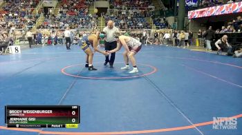 285 lbs Cons. Round 3 - Brody Weisenburger, Carrington vs Jermaine Gisi, Beulah-Hazen