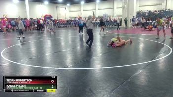 120 lbs Round 6 (8 Team) - Kailee Miller, RPA/Head Hunters Wrestling Club vs Tegan Robertson, Team Iowa Beach Bums