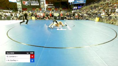 120 lbs Rnd Of 32 - Gavin Landers, IA vs Austin Carfley, PA