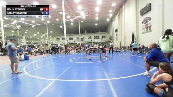 115 lbs Rr Rnd 8 - Molly Stenger, Central Pennies vs Hadley Heaster, Triumph Trained - Girls