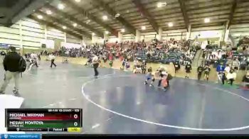 109 lbs Champ. Round 1 - Mesiah Montoya, Cyprus WC vs Michael Wayman, Granger