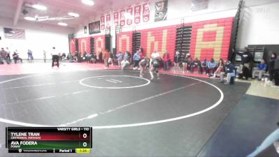 110 lbs Quarterfinal - Ava Fodera, Poway vs Tylene Tran, Centennial (Nevada)