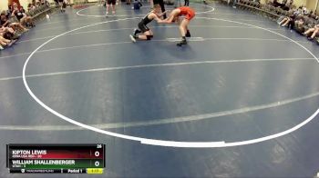 110 lbs Round 5 (6 Team) - Kipton Lewis, Iowa USA Red vs William Shallenberger, Utah