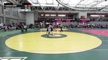 114 lbs Consi Of 8 #1 - Saniyah Lopez, Bunnell vs Angela Dellorusso, Staples
