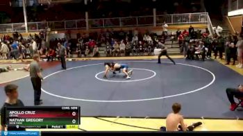126 lbs Cons. Semi - Nathan Gregory, Deer Park vs Apollo Cruz, Orting