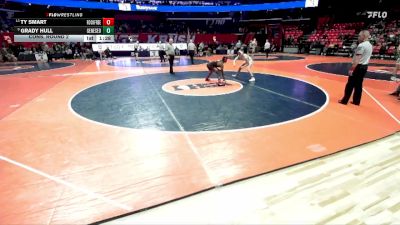 2A 157 lbs Cons. Round 2 - Grady Hull, Geneseo vs Ty Smart, Rockford (East)