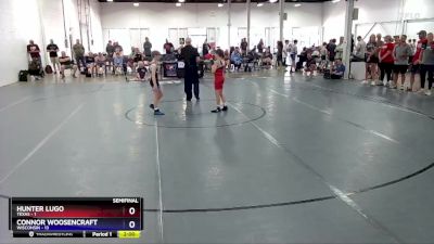 71 lbs Semis & 1st Wrestleback (8 Team) - Hunter Lugo, Texas vs Connor Woosencraft, Wisconsin