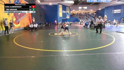 120 lbs Champ. Round 2 - Mai Graham, Southern Lehigh vs Cora Almendinger, Lenape Valley Reg