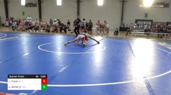 125 lbs Quarterfinal - Jacob Frost, Bayou Elite WC vs Jeremy Ginter Jr, Foxfire WC