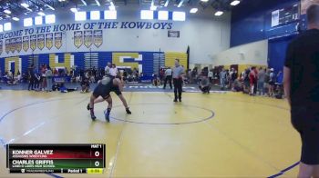 132 lbs Cons. Round 3 - Charles Griffis, Land O Lakes High School vs Konner Galvez, Assassins Wrestling