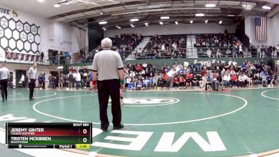 157 lbs 1st Place Match - Jeremy Ginter, Toledo Whitmer vs Tristen McKibben, Rootstown