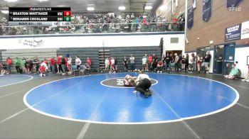 102 lbs Champ. Round 1 - Braxton Whittaker, Weiser Wrestling Club vs Benjamin Crosland, Middleton Wrestling Club