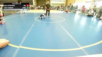 55 lbs Rr Rnd 2 - Kala Stephens, ICWL Bruisers Girls vs Lucy Farrar, CT Whale Girls