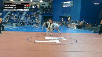 215 lbs Quarterfinal - Thomas Kellas, Blair Academy vs Tyler Palumbo, Christian Brothers Academy
