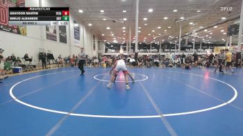 128 lbs Rr Rnd 5 - Graydon Martin, Prestige Worldwide Blue - HSC vs Emilio Albanese, Grit Mat Club Blue - HSC