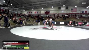 197 lbs Cons. Round 6 - Emmanuel Skillings, Central Oklahoma vs Ryan Cody, Colorado School Of Mines