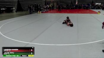 88 lbs Finals (8 Team) - Jacob Toyli, BHVPP vs Jamesen Hansen, Staples