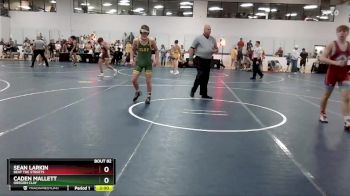 145 lbs Champ. Round 1 - Caden Mallett, Oregon Clay vs Sean Larkin, Beat The Streets